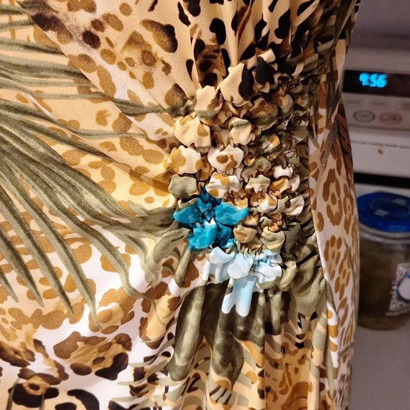 Womens Dressbarn casual stretch cap sleeve regular size top XL - Picture 2 of 5